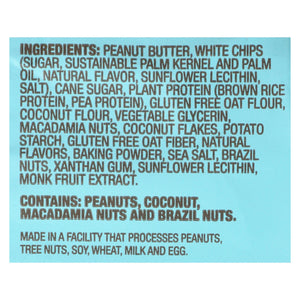 Munk Pack - Protein Cookie - Coconut White Chocolate Chip Macadamia - Case Of 6 - 2.96 Oz. - Whole Green Foods