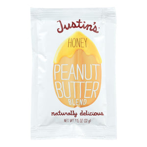 Justin's Nut Butter Squeeze Pack - Peanut Butter - Honey - Case Of 10 - 1.15 Oz. - Whole Green Foods