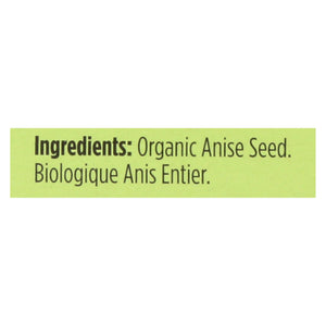 Spicely Organics - Organic Anise Whole - Case Of 6 - 0.3 Oz. - Whole Green Foods