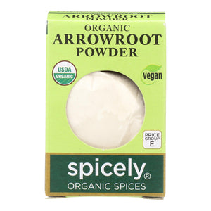 Spicely Organics - Organic Arrowroot - Case Of 6 - 0.4 Oz. - Whole Green Foods