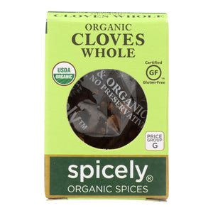 Spicely Organics - Organic Cloves - Whole - Case Of 6 - 0.15 Oz. - Whole Green Foods