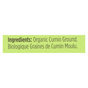 Spicely Organics - Organic Cumin - Ground - Case Of 6 - 0.45 Oz. - Whole Green Foods