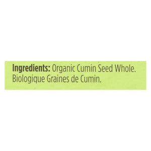 Spicely Organics - Organic Cumin Seed - Whole - Case Of 6 - 0.5 Oz. - Whole Green Foods