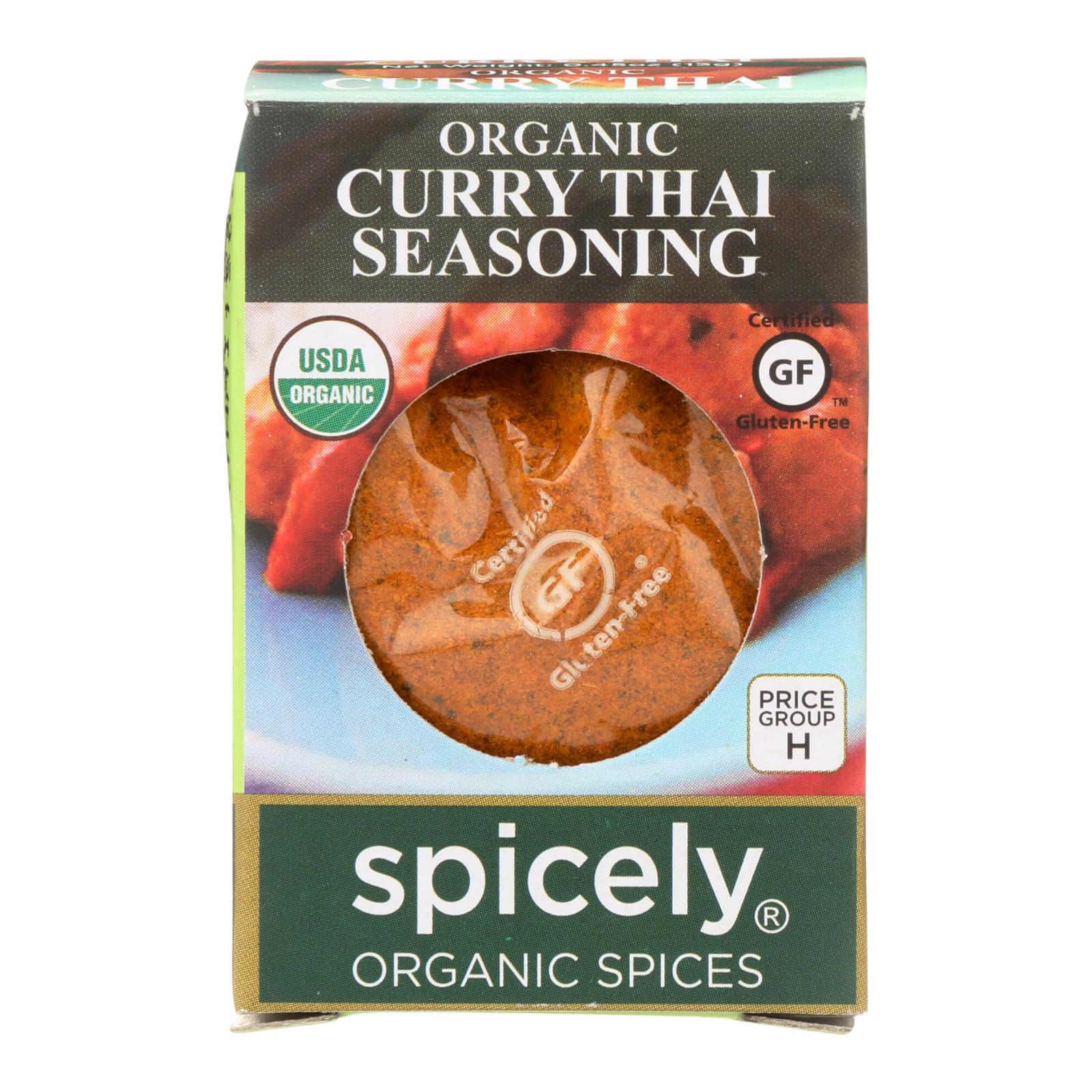 Spicely Organics - Organic Curry - Thai - Case Of 6 - 0.45 Oz. - Whole Green Foods
