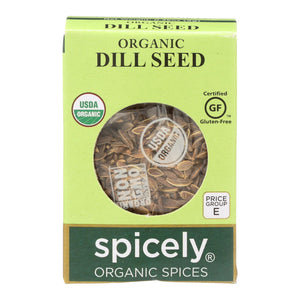 Spicely Organics - Organic Dill Seed - Case Of 6 - 0.35 Oz. - Whole Green Foods