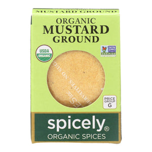 Spicely Organics - Organic Mustard - Ground - Case Of 6 - 0.4 Oz. - Whole Green Foods