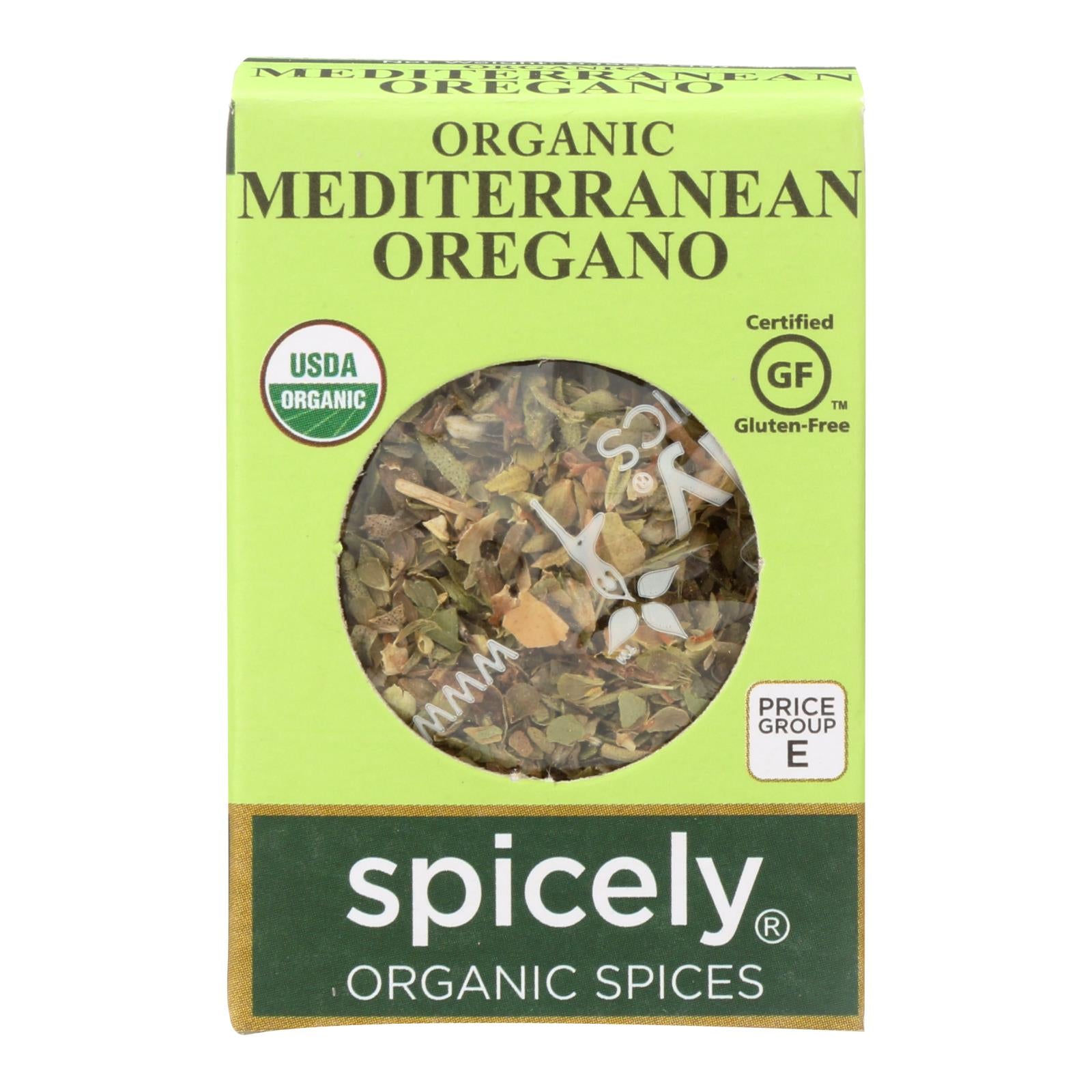 Spicely Organics - Organic Oregano - Case Of 6 - 0.15 Oz. - Whole Green Foods