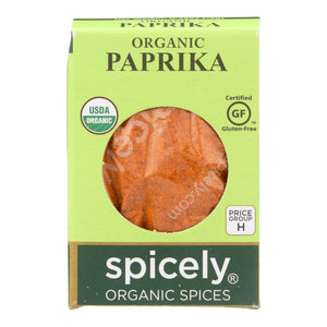 Spicely Organics - Organic Paprika - Case Of 6 - 0.45 Oz. - Whole Green Foods