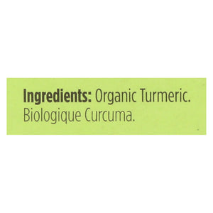 Spicely Organics - Organic Turmeric - Case Of 6 - 0.45 Oz. - Whole Green Foods