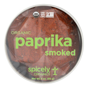 Spicely Organics - Organic Paprika - Smoked - Case Of 2 - 3 Oz. - Whole Green Foods