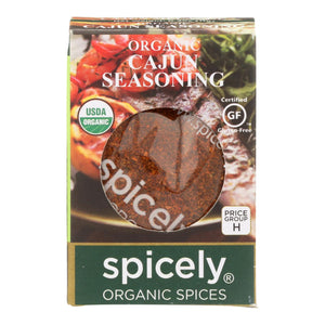 Spicely Organics - Organic Cajun Seasoning - Case Of 6 - 0.4 Oz. - Whole Green Foods