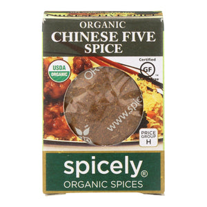 Spicely Organics - Organic Chinese 5 Spice Seasoning - Case Of 6 - 0.4 Oz. - Whole Green Foods
