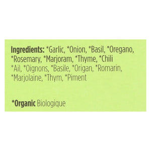 Spicely Organics - Organic Italian Seasoning - Case Of 6 - 0.1 Oz. - Whole Green Foods