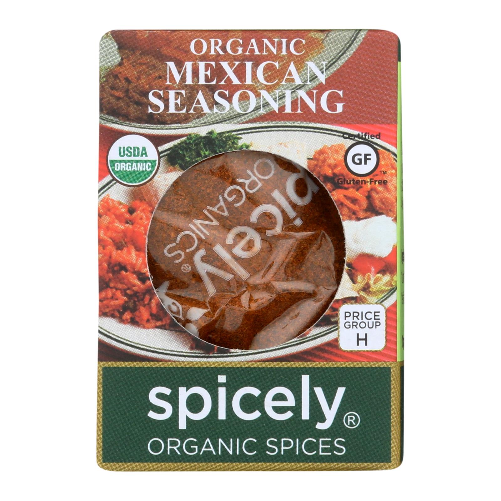 Spicely Organics - Organic Mexican Seasoning - Case Of 6 - 0.5 Oz. - Whole Green Foods