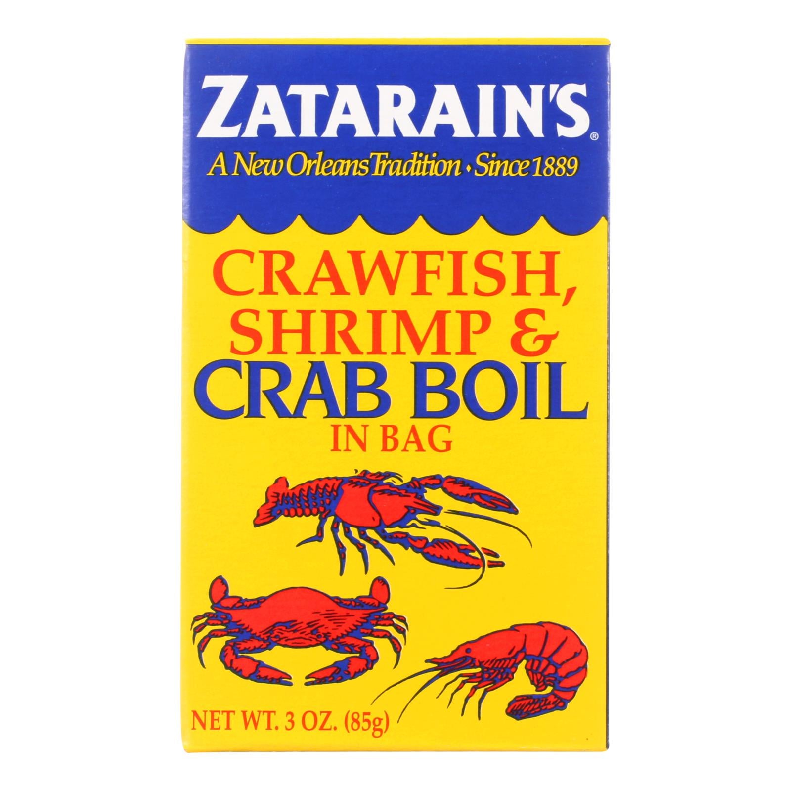 Zatarain's Crab Boil - Dry - Case Of 6 - 3 Oz - Whole Green Foods