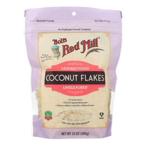 Bob's Red Mill - Coconut Flakes - Case Of 4-10 Oz - Whole Green Foods