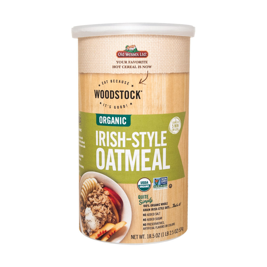 Woodstock Organic Irish-style Oats - 18.5 Oz. - Whole Green Foods