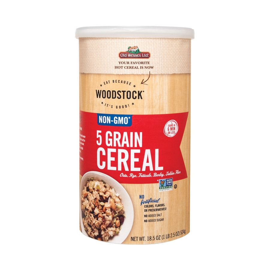 Woodstock 5 Grain Cereal - 18.5 Oz. - Whole Green Foods