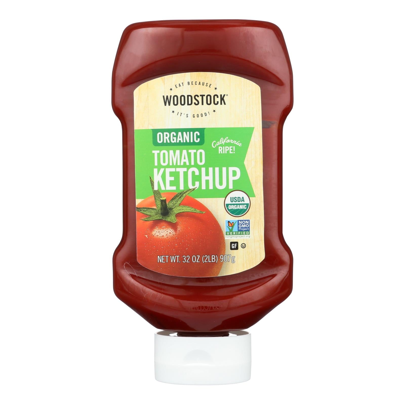 Woodstock Organic Tomato Ketchup -32 Oz. - Whole Green Foods