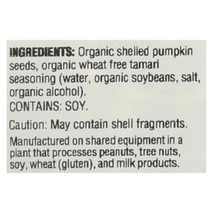 Woodstock Organic Tamari Pumpkin Seeds - 9 Oz. - Whole Green Foods