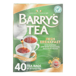 Barry's Tea - Tea - Irish Breakfast - Case Of 6 - 40 Bags - Whole Green Foods