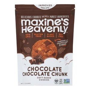 Maxine's Heavenly - Cookies Chocolate Choc Chunk - Case Of 8-7.2 Oz - Whole Green Foods