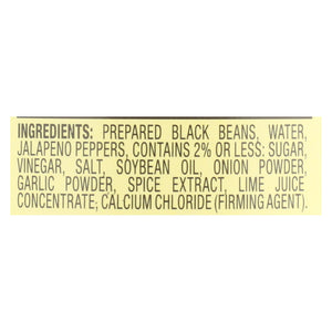 Kuner Black Beans - Case Of 12 - 15 Oz - Whole Green Foods