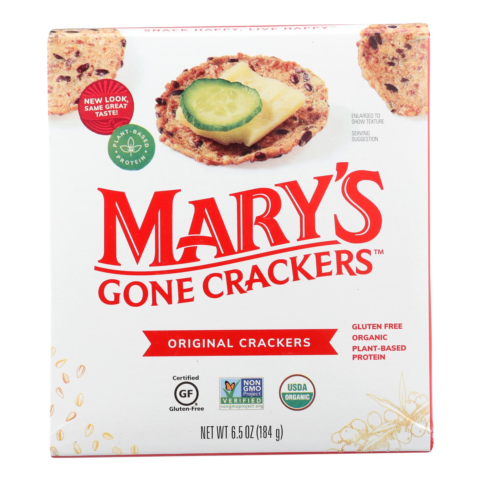 Mary's Gone Original Crackers  - Case Of 6 - 6.5 Oz - Whole Green Foods