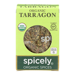 Spicely Organics - Organic Tarragon - Case Of 6 - 0.1 Oz. - Whole Green Foods