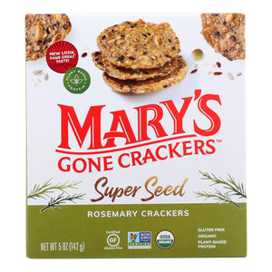 Mary's Gone Crackers - Cracker Rosemary - Case Of 6 - 5.00 Oz - Whole Green Foods