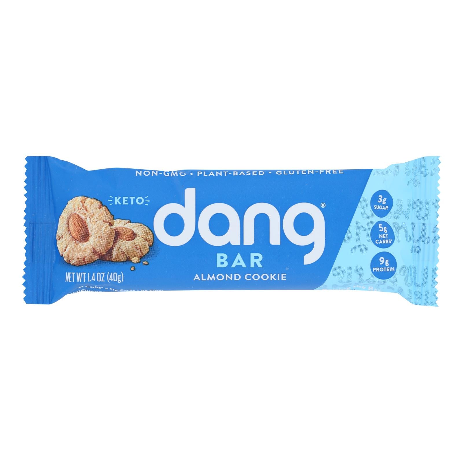 Dang - Bar - Almond Vanilla - Case Of 12 - 1.4 Oz. - Whole Green Foods