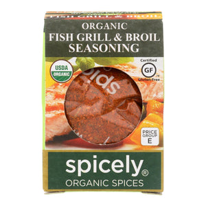 Spicely Organics - Organic Seasoning - Fish Grill And Boil - Case Of 6 - 0.4 Oz. - Whole Green Foods