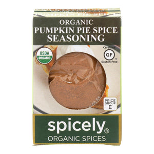 Spicely Organics - Organic Seasoning - Pumpkin Pie Spice - Case Of 6 - 0.35 Oz. - Whole Green Foods