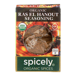 Spicely Organics - Organic Seasoning - Ras El Hanout - Case Of 6 - 0.4 Oz. - Whole Green Foods