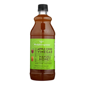 Wedderspoon - Apple Cider Vinegar W-manuka Honey - Case Of 6 - 25 Fz - Whole Green Foods