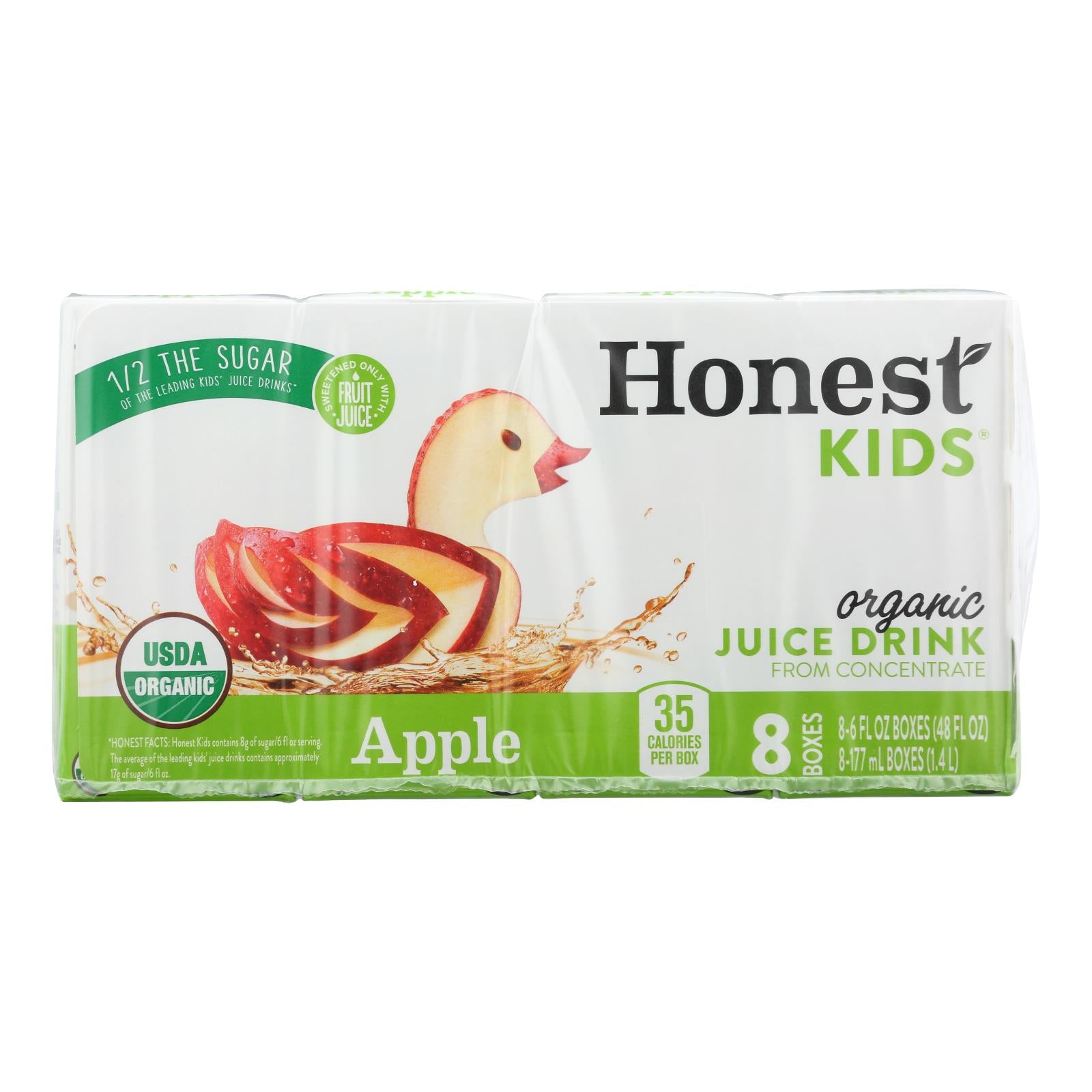 Honest Kids - Juice Drink Apple - Case Of 5 - 8-6 Oz - Whole Green Foods
