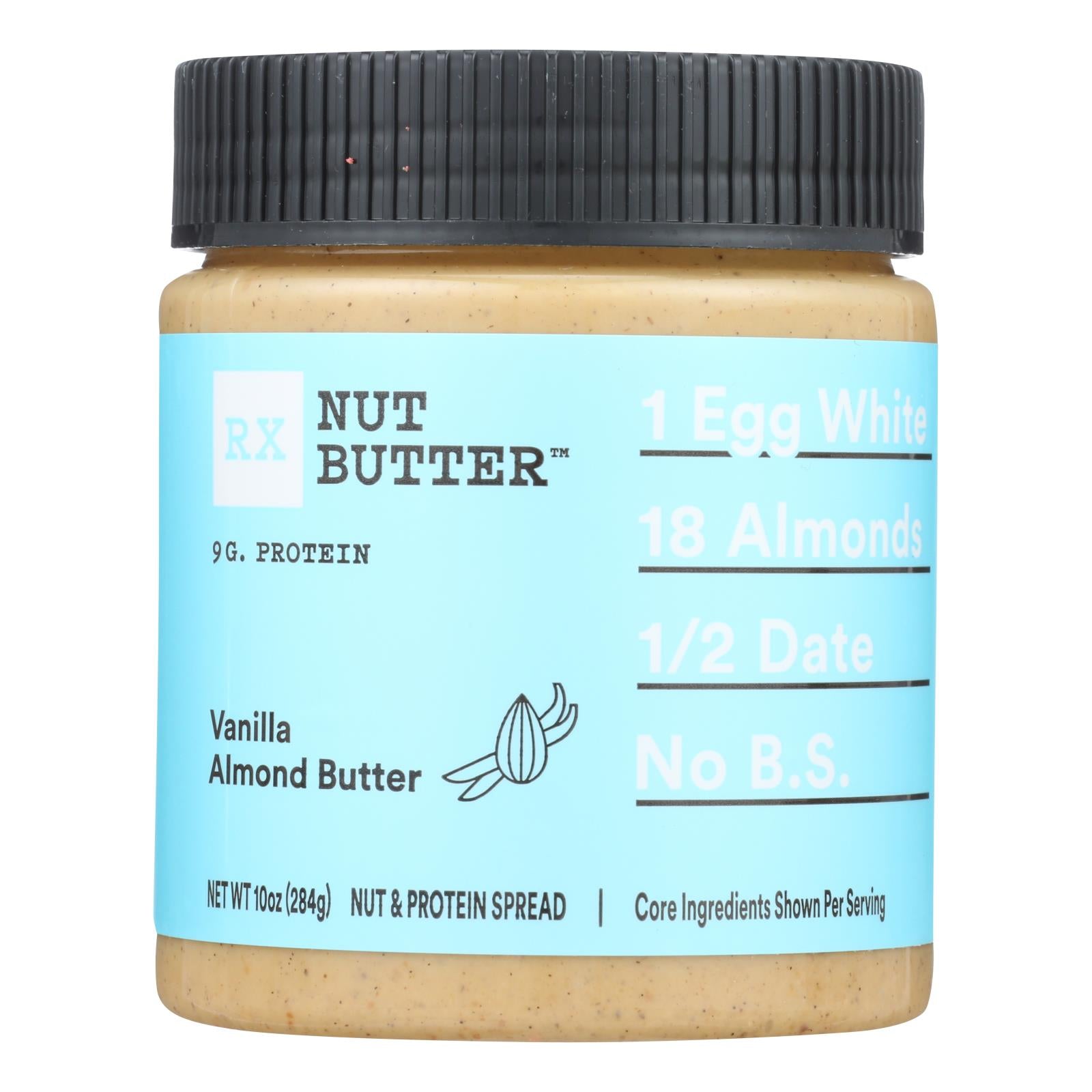 Rxbar - Nut Butter Almond Butter Vanilla - Case Of 6 - 10 Oz - Whole Green Foods