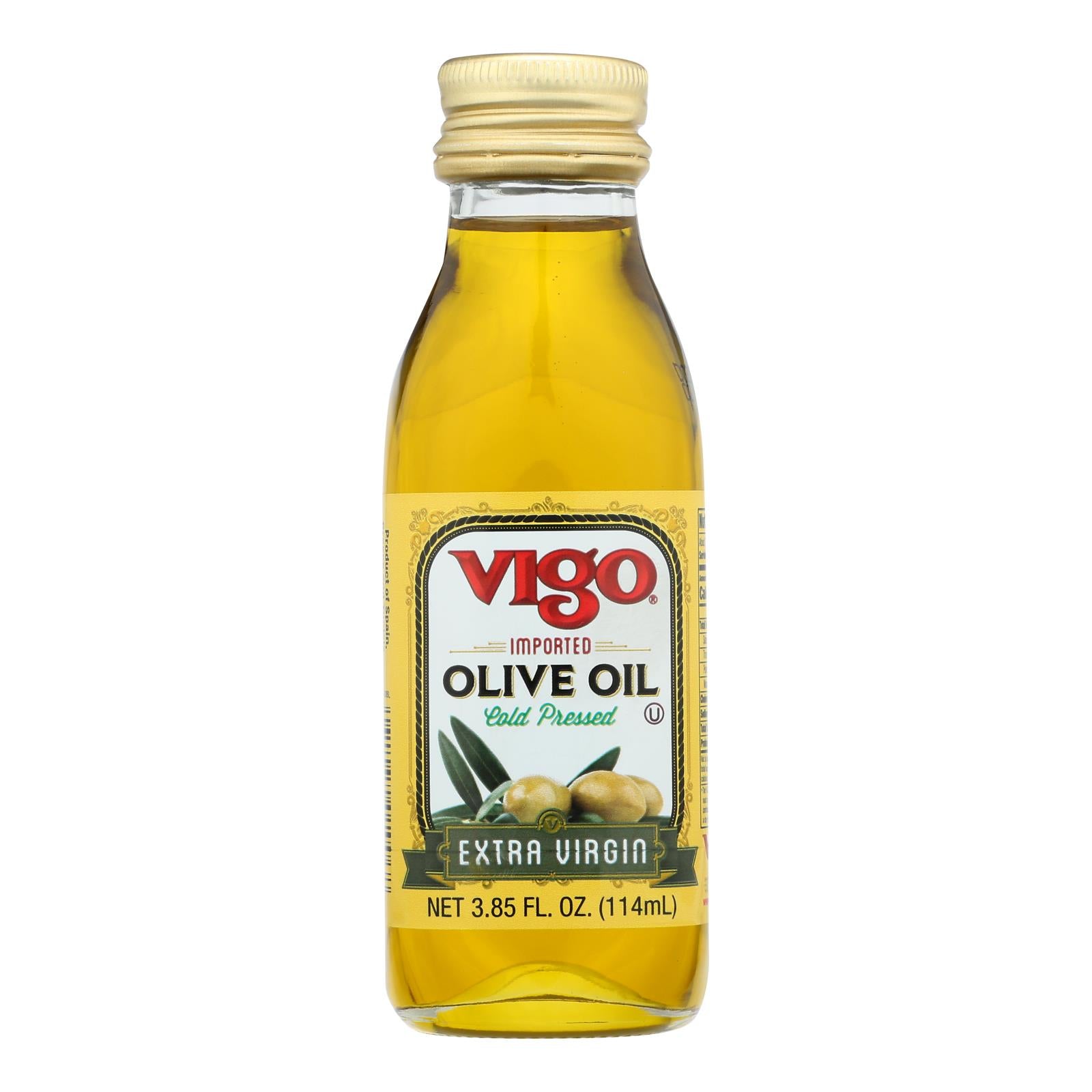 Vigo - Olive Oil Extra Virgin - Case Of 12 - 3.85 Oz - Whole Green Foods