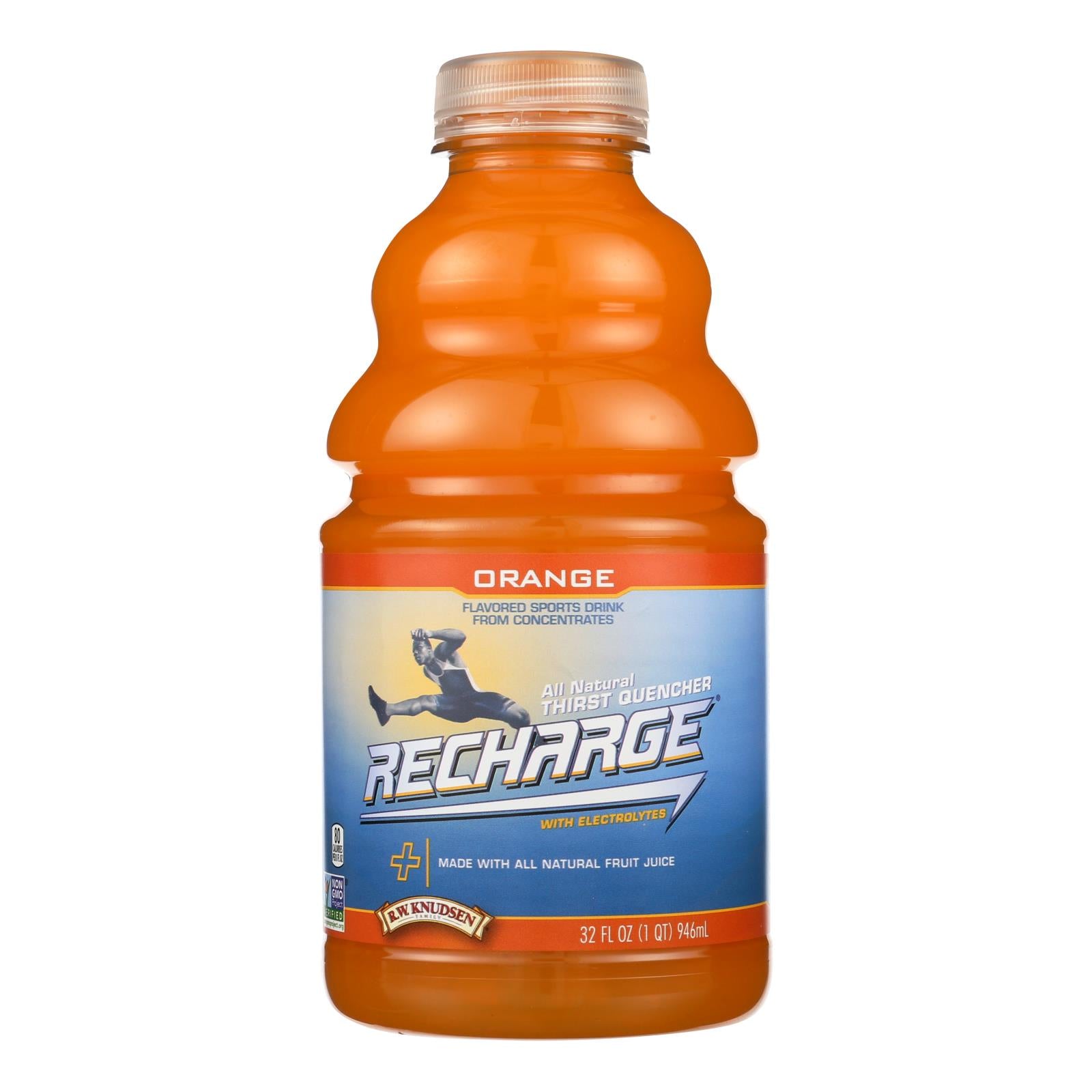 Rw Knudsen Recharge Orange Juice  - Case Of 6 - 32 Oz - Whole Green Foods