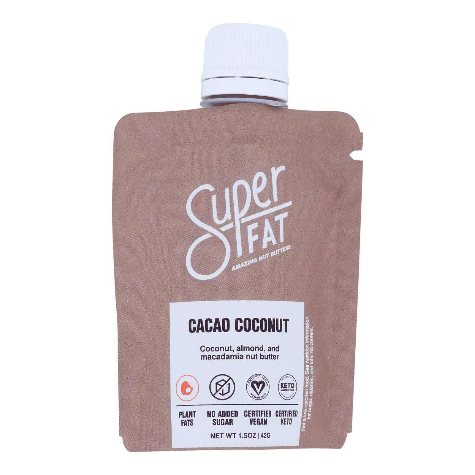 Superfat - Nut Butter Cacao Coconut - Case Of 10 - 1.5 Oz - Whole Green Foods