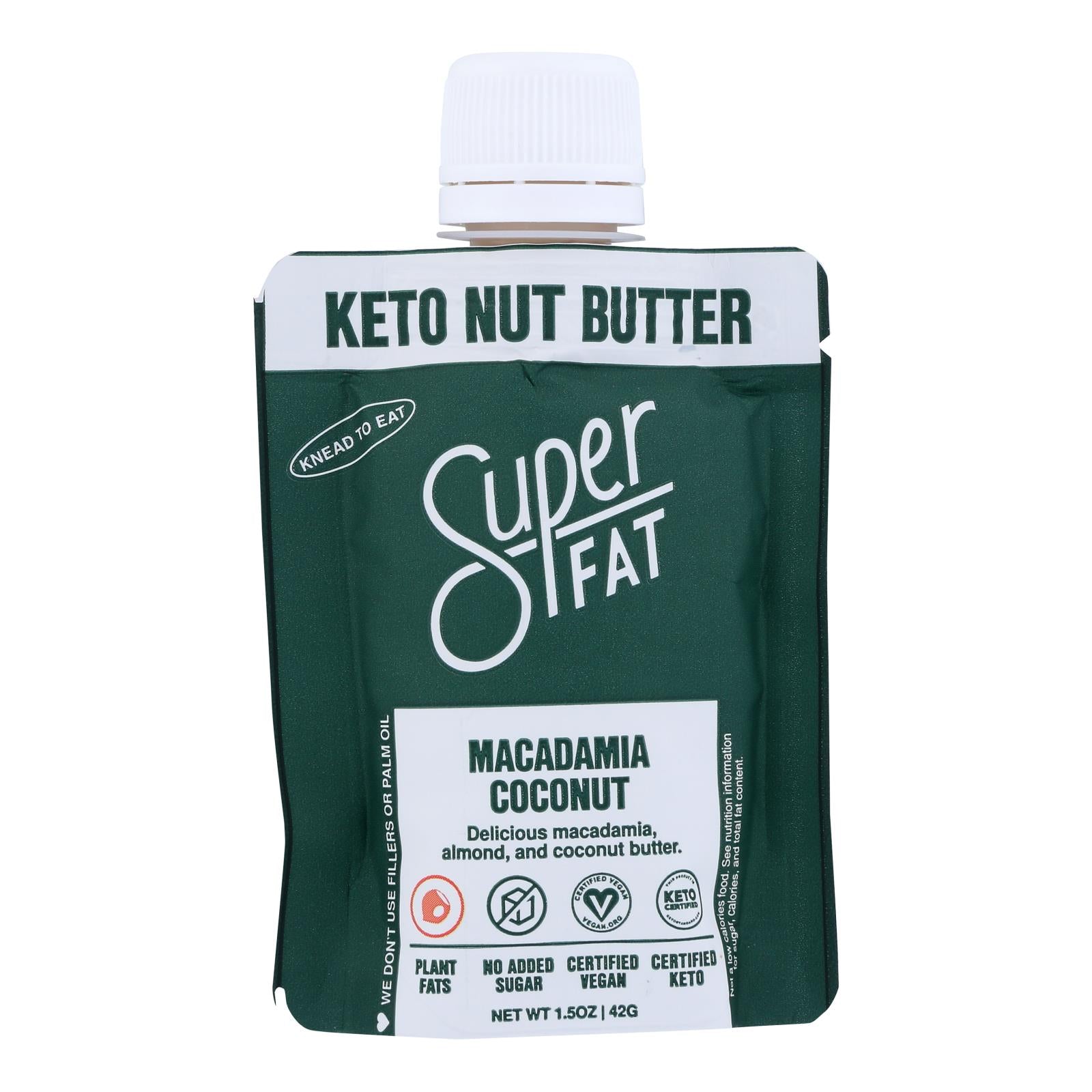 Superfat - Nut Butter Macadamia Cocont - Case Of 10 - 1.5 Oz - Whole Green Foods