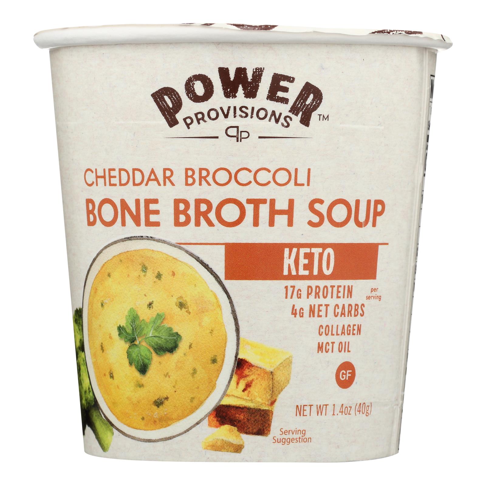 Power Provisions - Soup Bn Brth Chd Broc Ket - Cs Of 6-1.4 Oz - Whole Green Foods