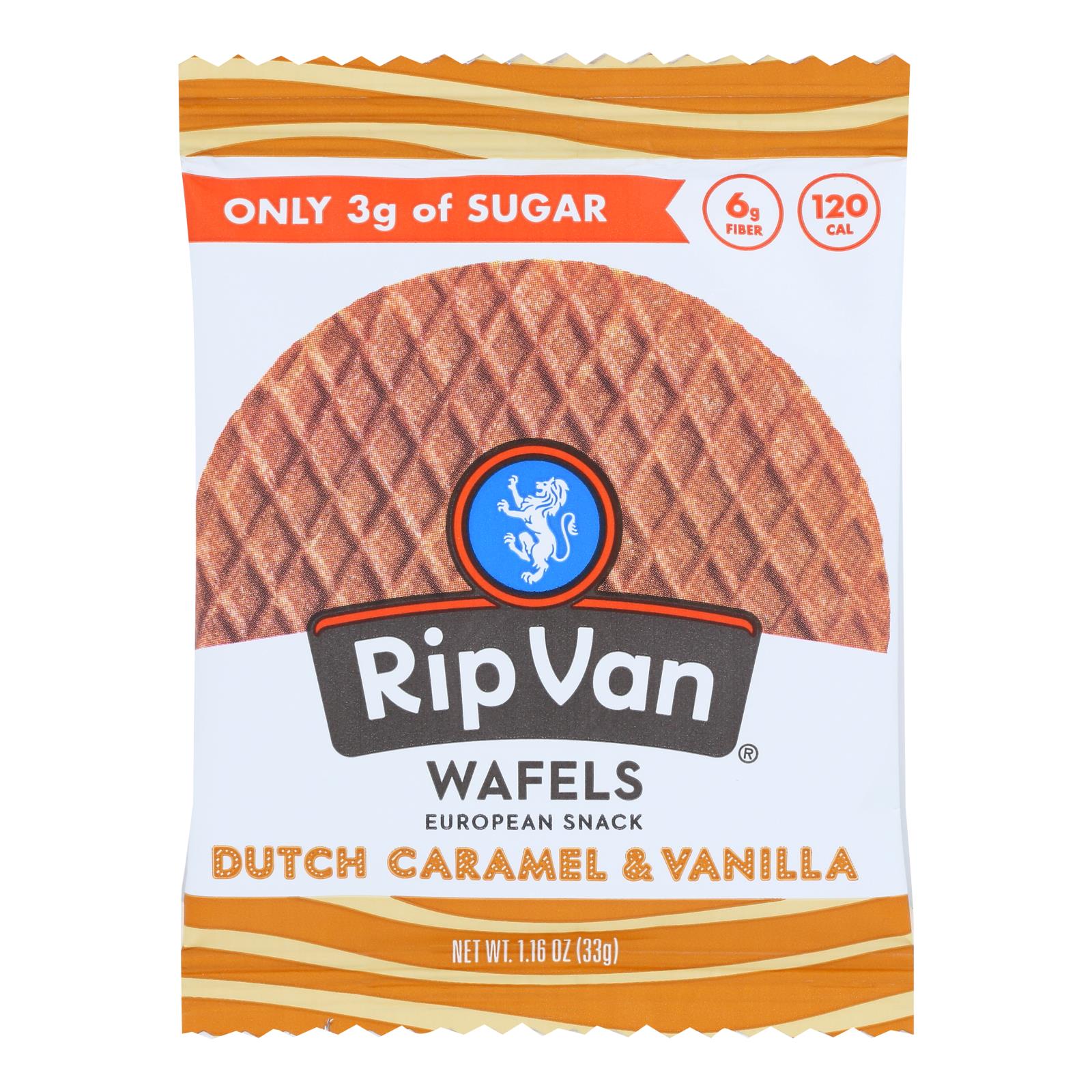Rip Van Wafels - Wafel Dutch Crml Vanilla - Cs Of 12-1.16 Oz - Whole Green Foods