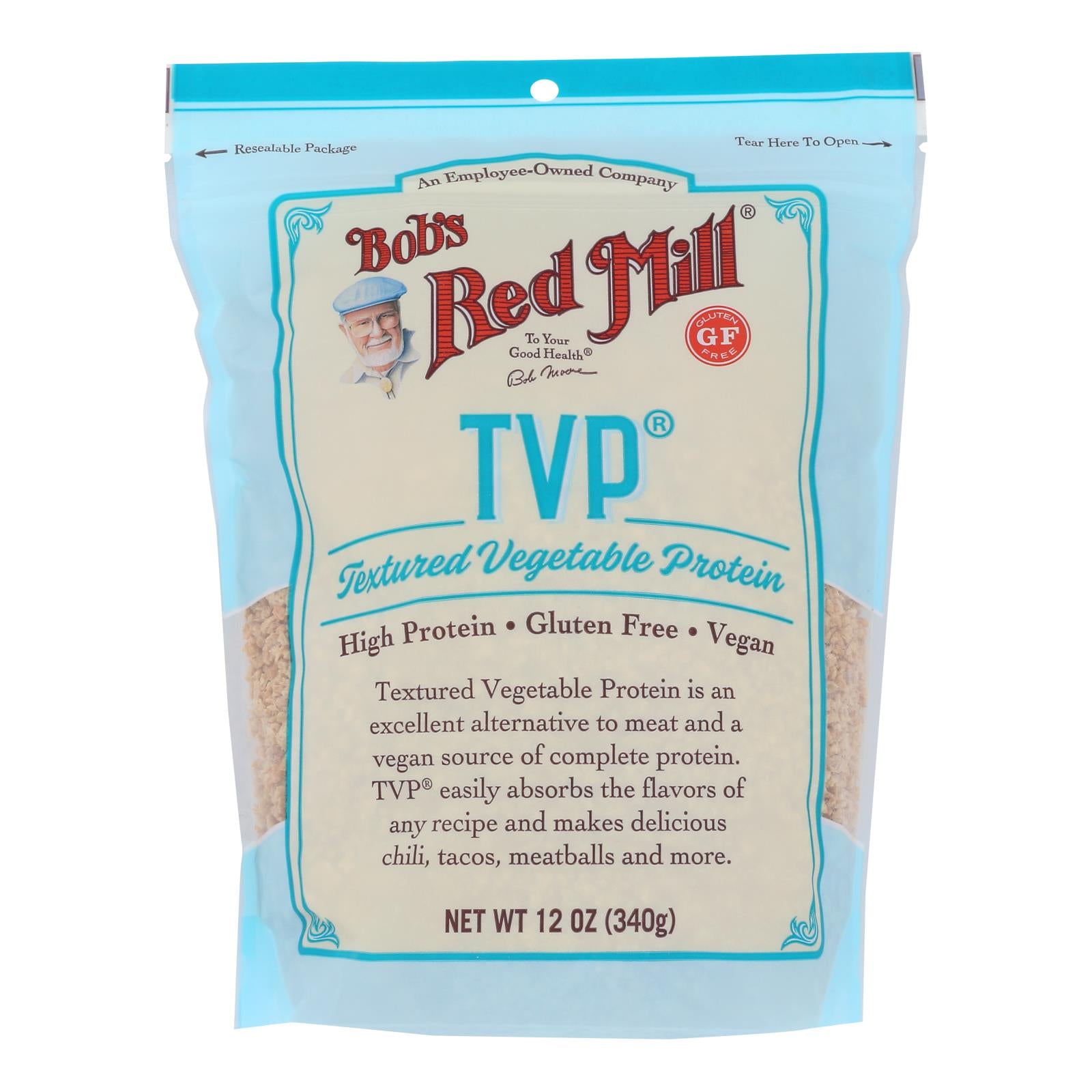 Bob's Red Mill - Texturized Veg Protein G-f - Case Of 4-12 Oz - Whole Green Foods