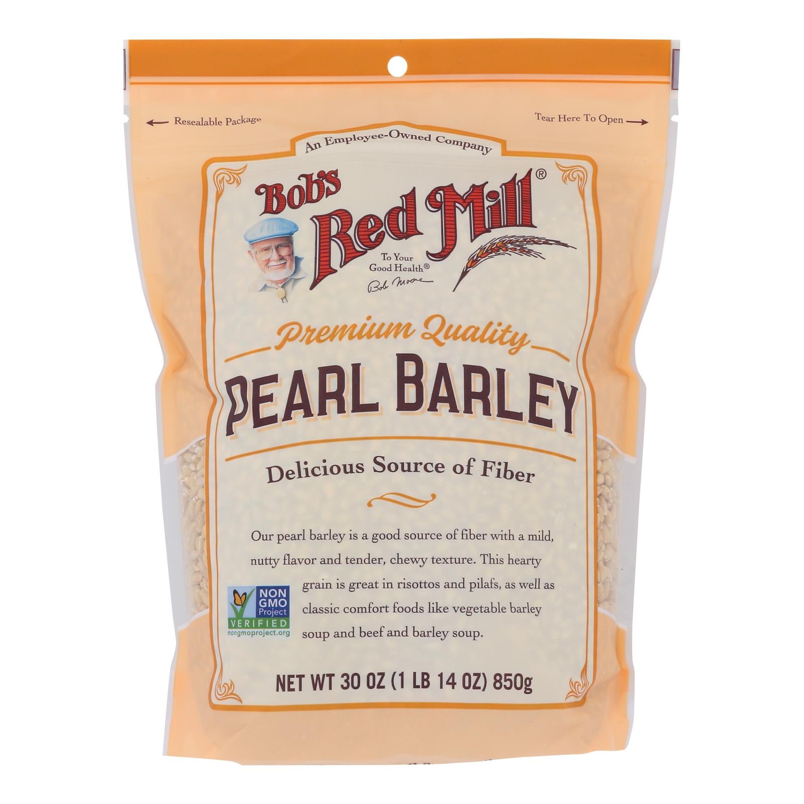Bob's Red Mill - Barley Pearl - Case Of 4-30 Oz - Whole Green Foods