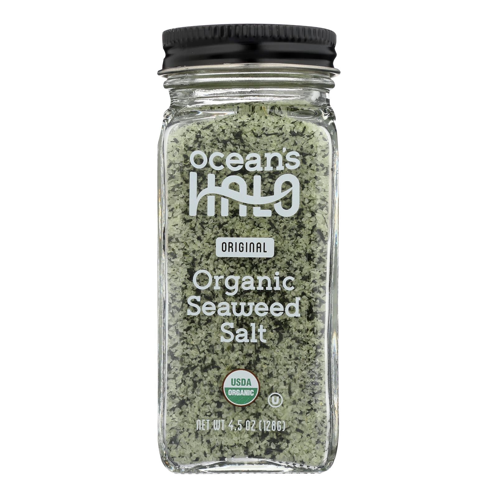 Ocean's Halo - Salt Seaweed Original - Case Of 6-4.5 Oz - Whole Green Foods