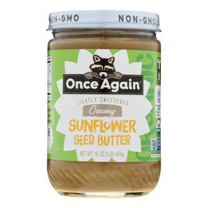 Once Again - Sunflower Butter Smooth - Case Of 6-16 Oz - Whole Green Foods