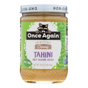 Once Again - Tahini Sesame - Case Of 6-16 Oz - Whole Green Foods