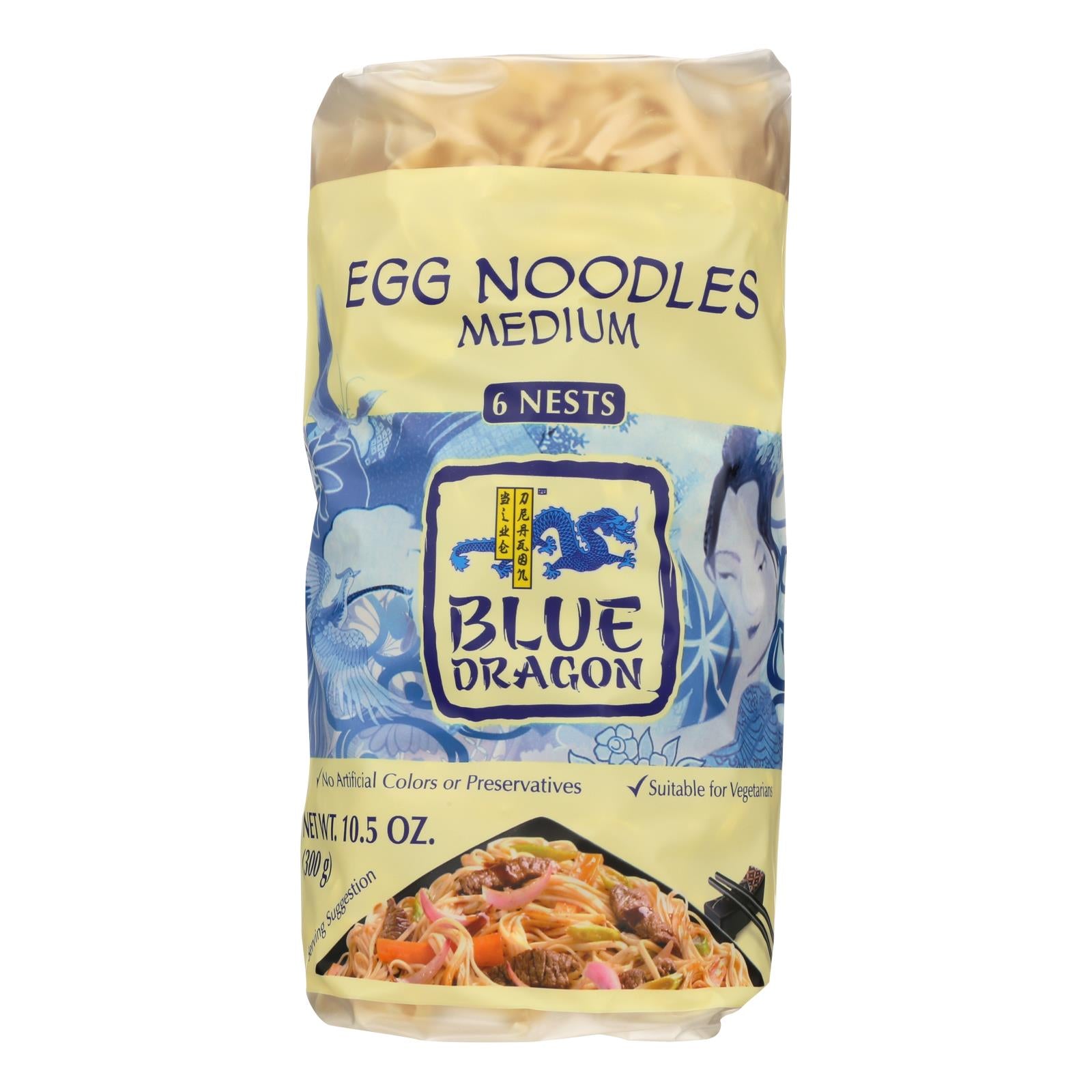 Blue Dragon - Noodle Egg Nests Medium - Case Of 4-10.5 Oz - Whole Green Foods