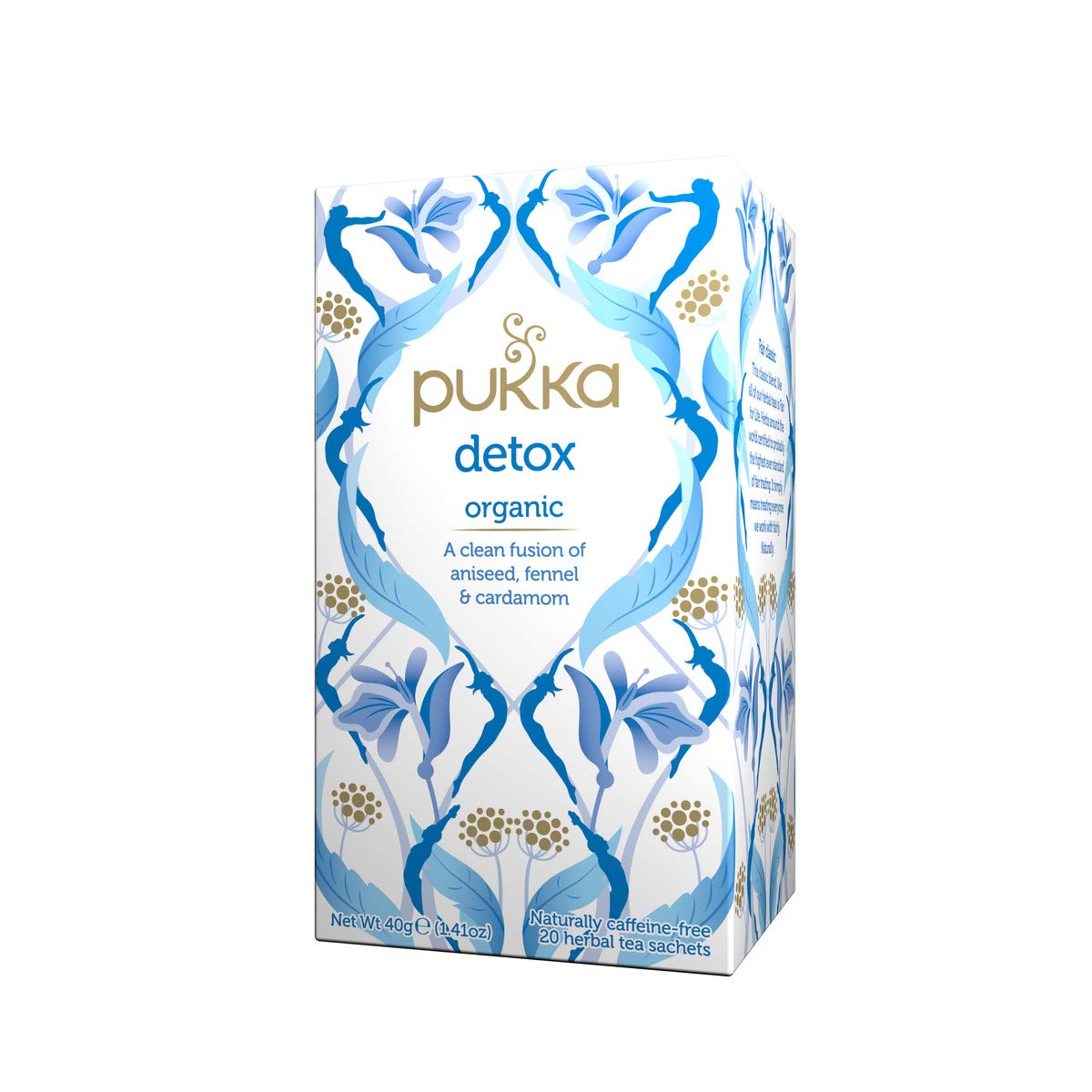 PUKKA Organic Tea Detox - Case of 6 - 20 Bags (120 Count) - Whole Green Foods